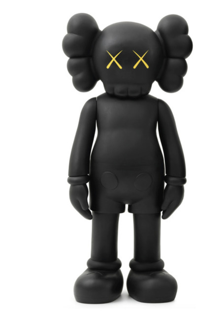 KAWS, ‘4ft Companion (Black)’, 2007, Sculpture, Painted Cast Vinyl, Rosenfeld Gallery LLC