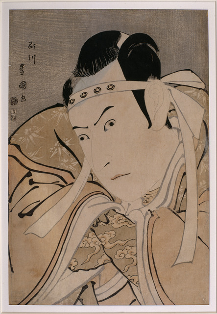 Utagawa Toyokuni I, ‘Portrait of the actor Ichikawa Yaozô III in the role of Minamoto no Yoshitsune’, 1796, Musée national des arts asiatiques - Guimet