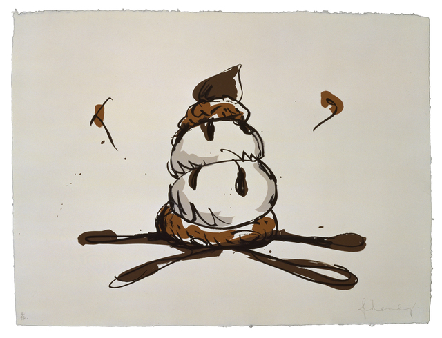 Claes Oldenburg, ‘Profiterole’, 1990, Print, 5 color lithograph, Gemini G.E.L.