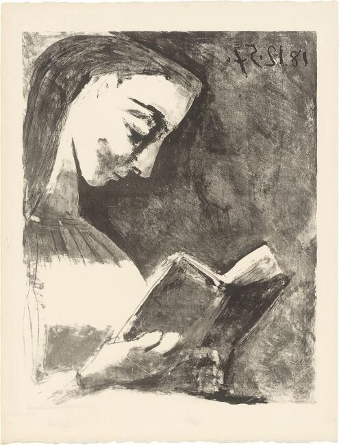 Pablo Picasso - ”Jacqueline lisant”