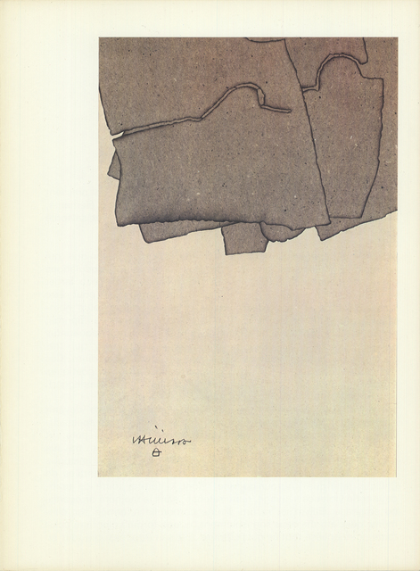 Eduardo Chillida, ‘Untitled’, (Date unknown), Print, Stone Lithograph, ArtWise