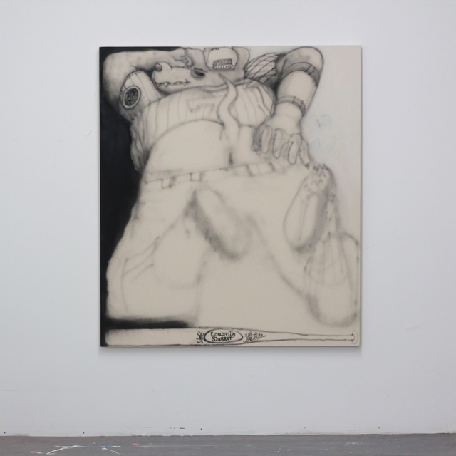 Mark Zubrovich, ‘Field Collision 3’, 2018, Painting, Spray Paint and Airbrush on Raw Canvas, Deli Grocery