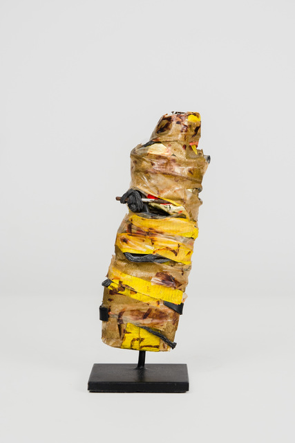 Philadelphia Wireman, ‘Untitled (Wire, Yellow Tape and Ink)’, n.d. (1960–1970s), Sculpture, Wire, found objects, Fleisher/Ollman