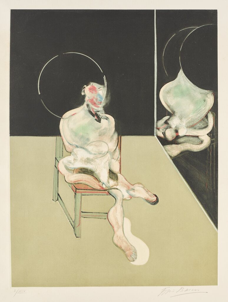 Francis Bacon - Seated Figure (after, Study for a Portrait 1981) (S. 5, T. 15)