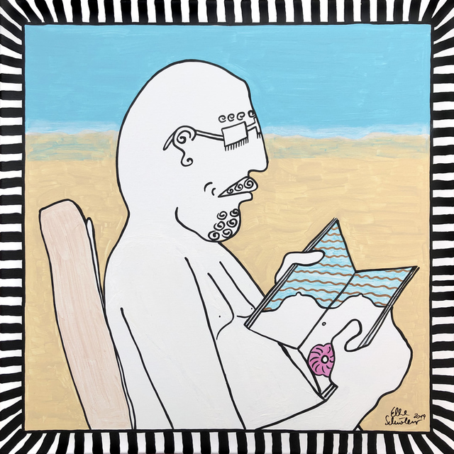 Elke Schmoelzer, ‘Vincenzo_dreaming_of_Mary_ICONS’, 2019, Painting, Acrylic on Canvas, the gallery STEINER