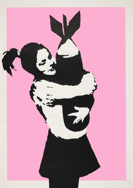 Banksy, ‘BOMB LOVE (BOMB HUGGER)’, 2003, Gallery Art