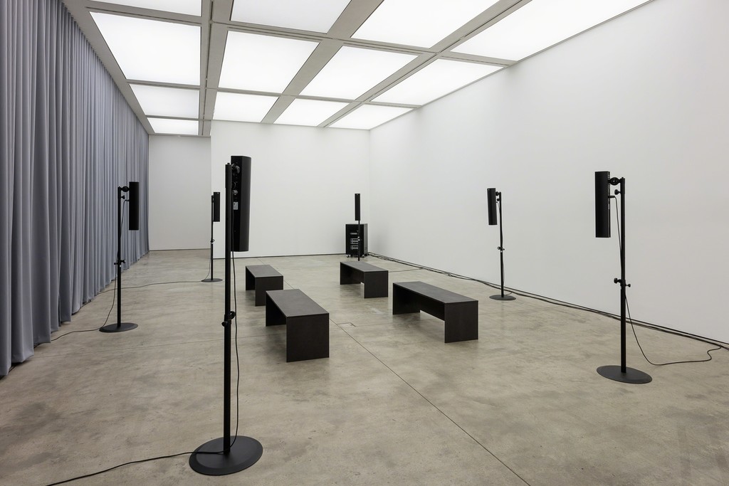 Installation view of James Richards: Requests and Antisongs
21 September – 13 November 2016
Institute of Contemporary Arts London (ICA)
Photo: Mark Blower
Installation view of James Richards: Requests and Antisongs
21 September – 13 November 2016
Institute of Contemporary Arts London (ICA)
Photo: Mark Blower