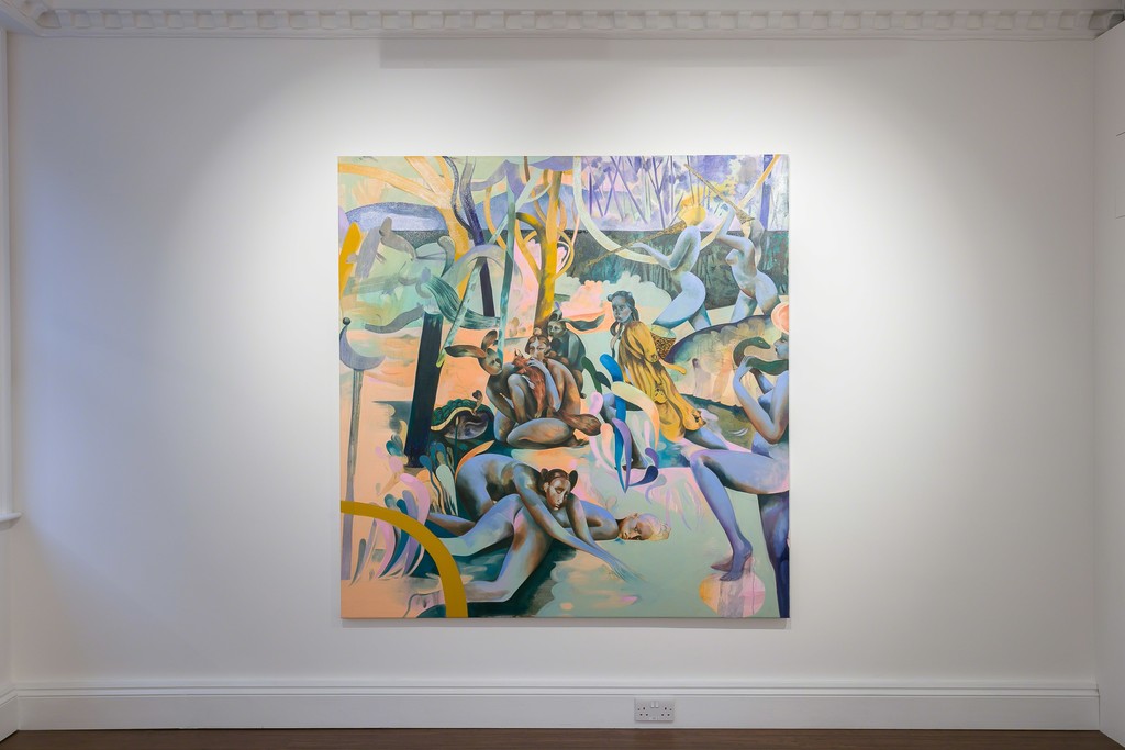 Jessie Makinson's 'through the lattice step lightly', 2018. Jessie Makinson's 'through the lattice step lightly', 2018.