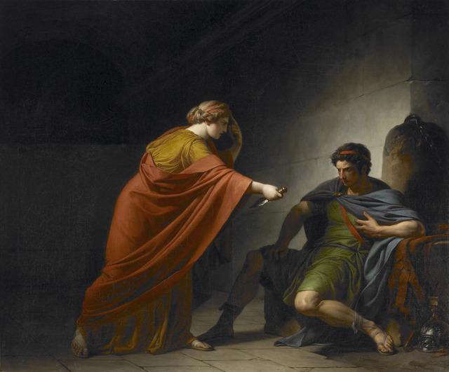 François-André Vincent, ‘Arria and Paetus’, 1784, Saint Louis Art Museum