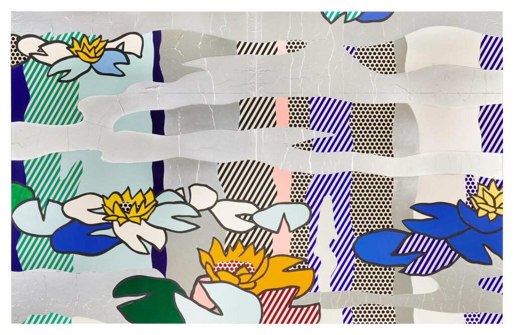 Roy Lichtenstein - Water Lily Pond with Reflections (Study)