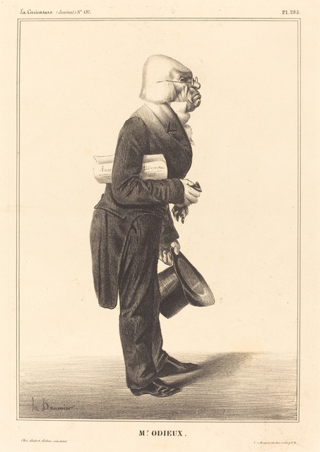 Honoré Daumier, ‘Antoine Odier’, 1833, National Gallery of Art, Washington, D.C.