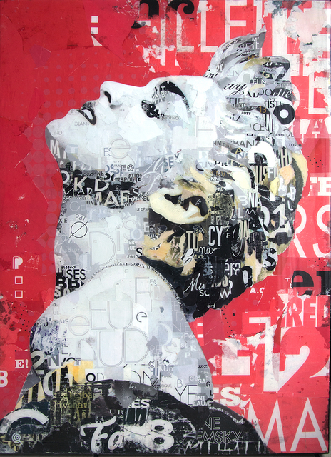 Sylvie Perrin, ‘Like a Virgin’, 2019, Mixed Media, Collage and mixed technique on wood panel + epoxy resin, THE WHITE ROOM GALLERY