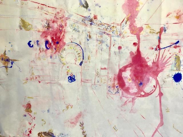 ANURADHA DELACOUR, ‘virginie/temple ’, 2018, Pigment on asian paper, Canopy Gallery