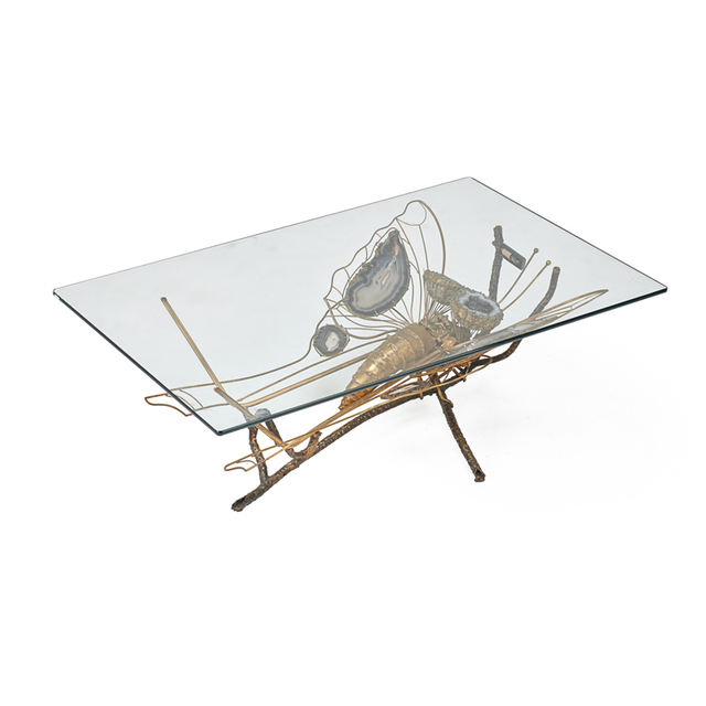 Henri Fernandez, ‘Illuminated Sculptural Coffee Table, France’, 1970s, Rago/Wright