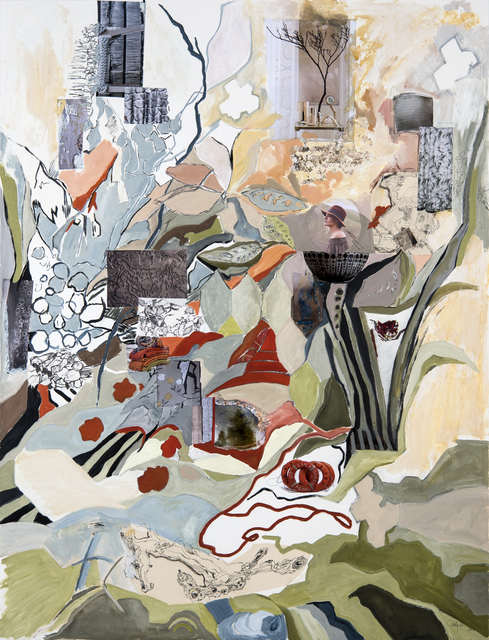 Mally Khorasantchi, ‘Faked News #9’, 2017, Mixed Media, Mixed Media on Paper, Walter Wickiser Gallery