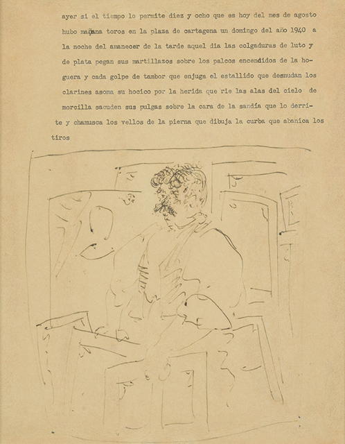 Pablo Picasso, ‘Marchand De Tableaux’, Drawing, Collage or other Work on Paper, Ink drawing on paper, DIGARD AUCTION