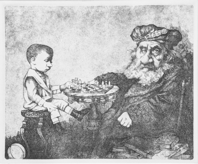 Charles Bragg, ‘FUN & GAMES’, Unknown, Print, ETCHING, Gallery Art