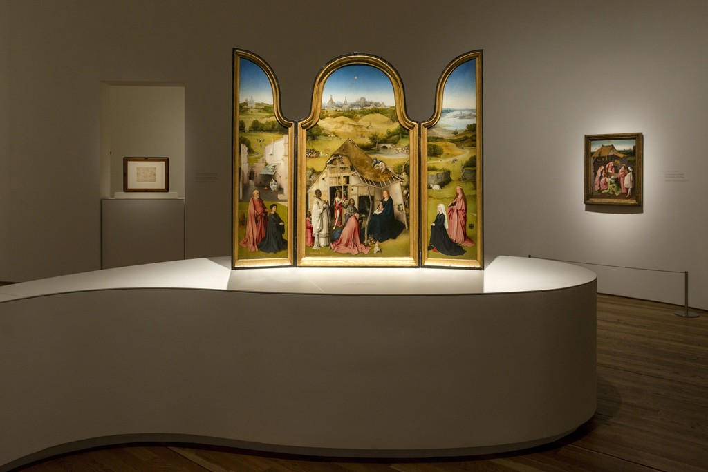 Installation view of "Bosch. The 5th Centenary Exhibition" at Museo Nacional del Prado, Madrid (2016) © Museo Nacional del Prado Installation view of "Bosch. The 5th Centenary Exhibition" at Museo Nacional del Prado, Madrid (2016) © Museo Nacional del Prado