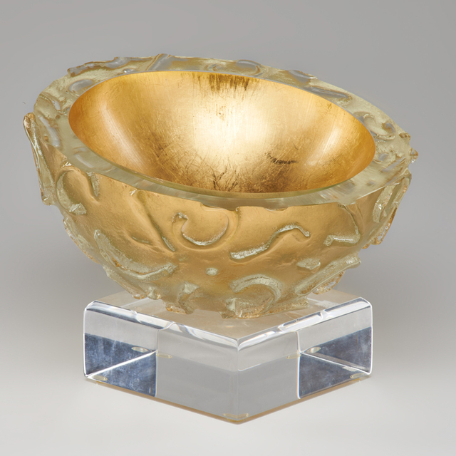 Molly Stone Bowl with stand (1992) Artsy