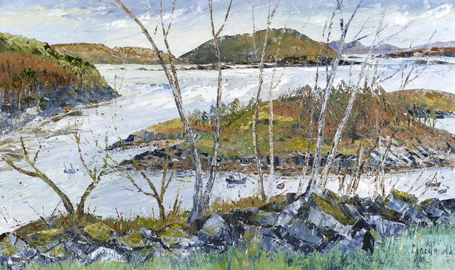 Frances Macdonald, ‘The Corryvreckan From My Studio’, 2017, Portland Gallery
