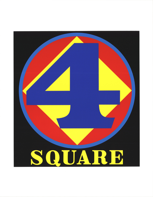 Robert Indiana, ‘Polygon: Square (Four)’, 1997, Print, Silkscreen, ArtWise