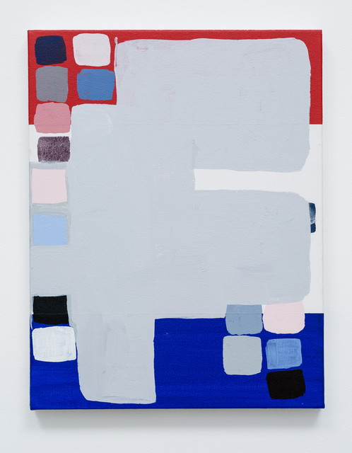 Meg Cranston, ‘Red, White, Blue, Black’, 2016, Painting, Acrylic on canvas, Meliksetian | Briggs