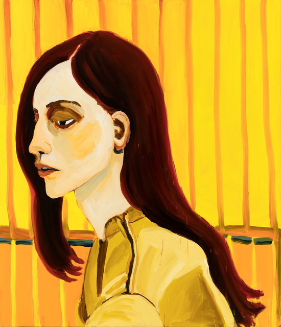 Jenni Hiltunen, ‘Yellow Fence’, 2017, Painting, Oil on canvas, Mimmo Scognamiglio / Placido