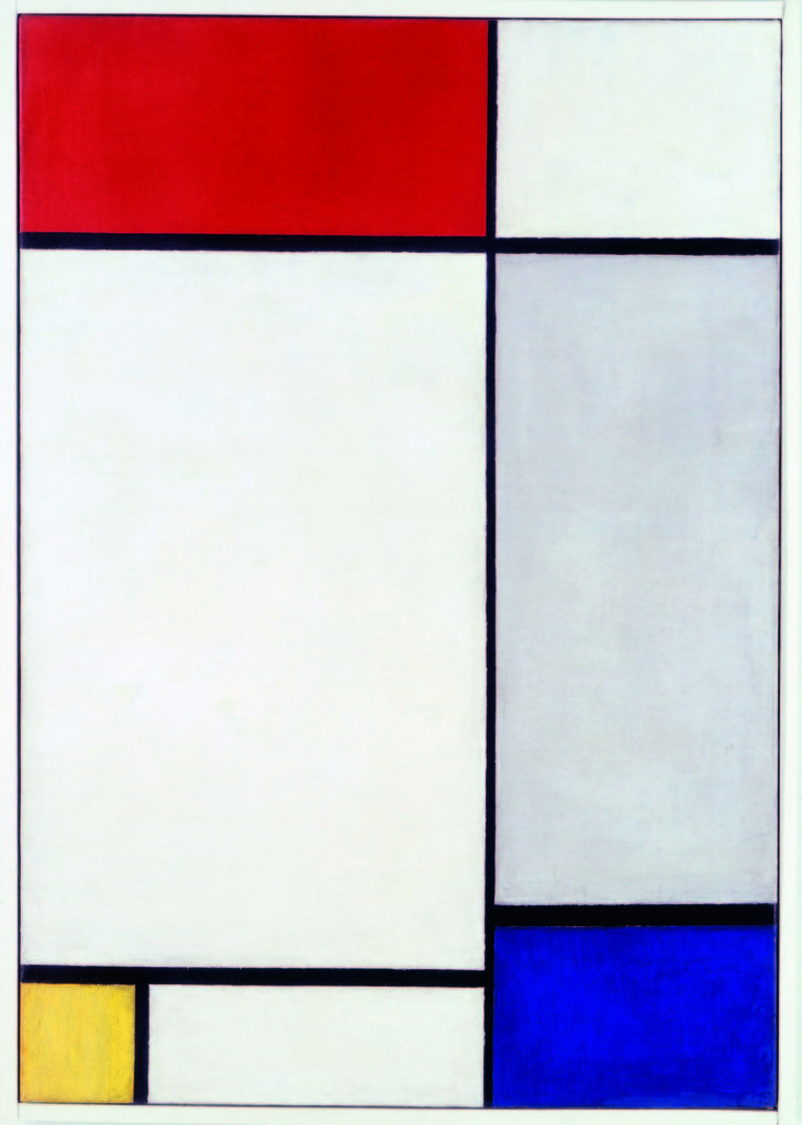 Composition with Red, Yellow and Blue