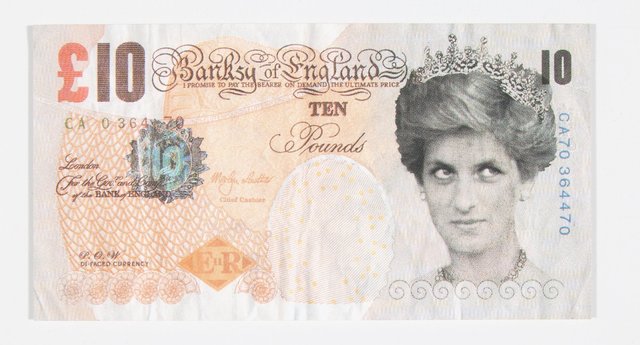 Banksy, ‘Di-Faced Tenner, 10 GBP Note’, 2005, Heritage Auctions