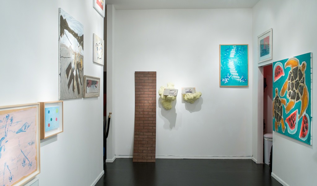 Installation view of 'Gargle/Spit' presented by Kenny Schachter at TBD, 13 May - 14 June 2015 Installation view of 'Gargle/Spit' presented by Kenny Schachter at TBD, 13 May - 14 June 2015