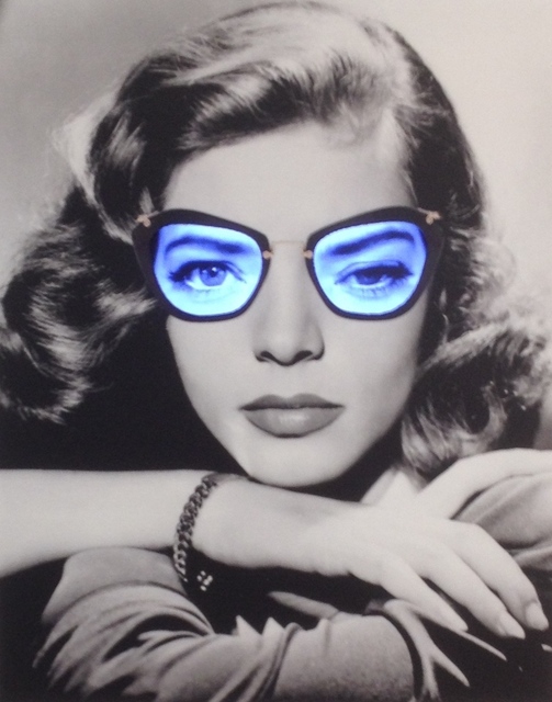 Daniel Cherbuin, ‘Fiinta Si neantul (Lauren Bacall)’, 2014, Video/Film/Animation, Mixed media, print on glass, wooden frame,, Galerie von Braunbehrens