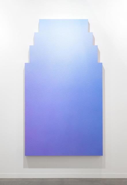 Alex Israel, ‘Untitled (Flat)’, 2013, Painting, Acrylic on stucco, wood and aluminium frame, ceramic tiles, Almine Rech
