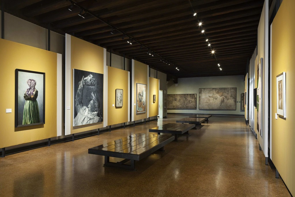 Install shot "Contemporary Dialogues with Tintoretto". Image courtesy of Zuecca Projects. Photography by Marco Dabbicco Install shot "Contemporary Dialogues with Tintoretto". Image courtesy of Zuecca Projects. Photography by Marco Dabbicco