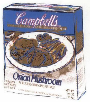 Andy Warhol - Campbell's soup - onion and mushroom
