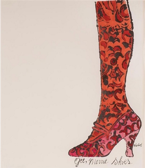 Andy Warhol, ‘Boot’, 1954, Markowicz Fine Art