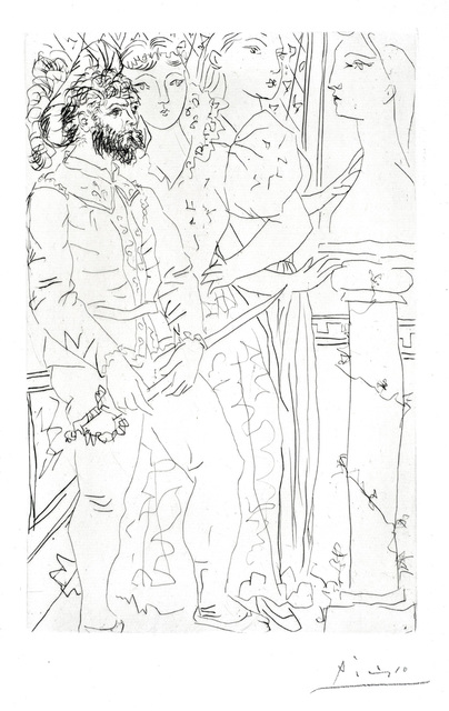 Pablo Picasso, ‘Trois Comédiens Avec Buste de Marie-Thérese’, 1933, Galerie d'Orsay