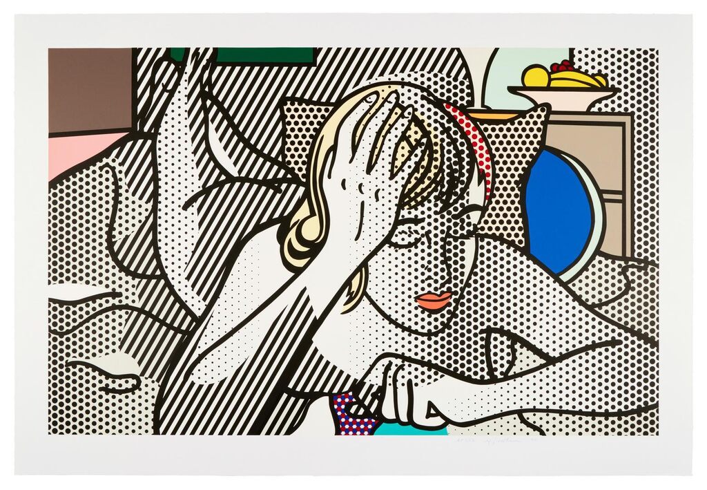 Roy Lichtenstein - Thinking Nude (from Nudes Series)
