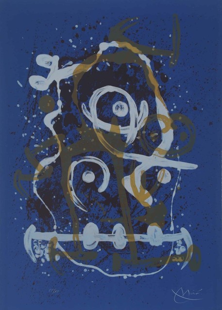 Joan Miró, ‘Chevauchèe bleu brun’, 1969, Cambi