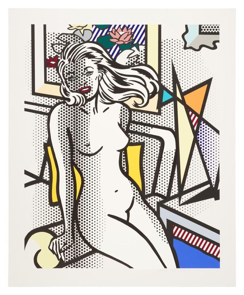 Roy Lichtenstein - Nude with Yellow Pillow