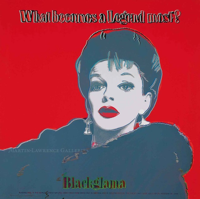 Andy Warhol, ‘Blackglama, 1985 (#351, Ads) ’, 1985, Martin Lawrence Galleries