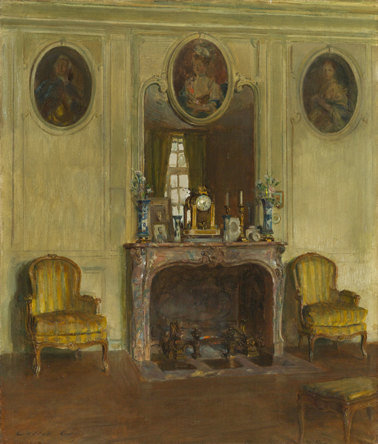 Walter Gay, ‘Interior at the Chateau du Breau’, Add Artwork year, Painting, Oil on canvas, Debra Force Fine Art