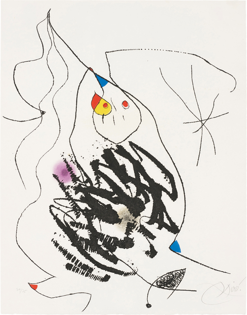 Joan Miró, ‘Journal d'un graveur (Diary of an Engraver): one plate’, 1975, Phillips