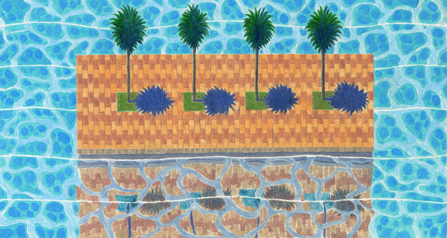 Kristian Krokfors, ‘Pool 1’, 2018, Print, Monotype, Pratt Contemporary