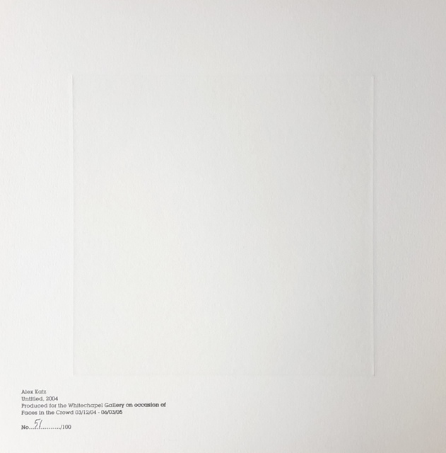 Alex Katz, ‘untitled (Cow)’, 2004, Stubbs Fine Art