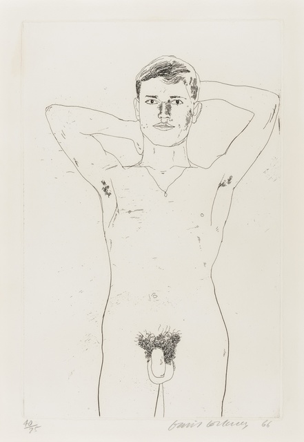 David Hockney, ‘In an old book (MCA Tokyo 52)’, 1966, Forum Auctions
