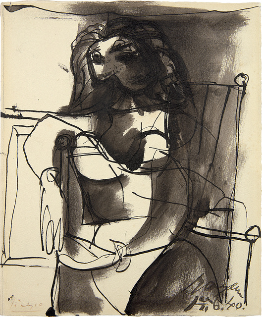 Pablo Picasso, ‘Buste de femme assise dans un fauteuil’, 14763, Phillips