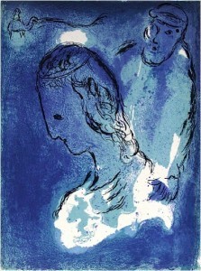 Marc Chagall, ‘Abraham and Sarah’, 1956, Baterbys
