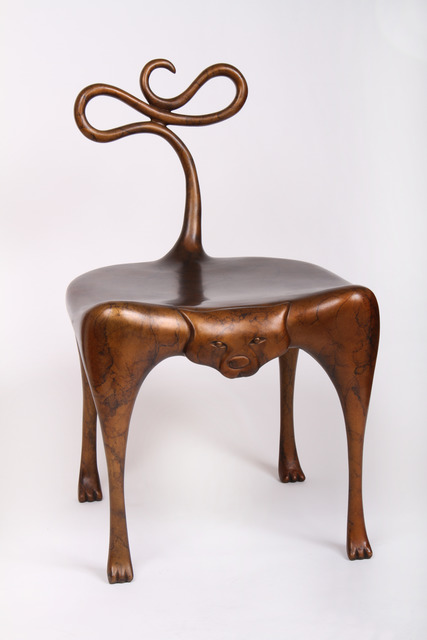 Judy Kensley McKie, ‘Cat Chair’, 2012, Sculpture, Cast bronze (edition of 8), Gallery NAGA