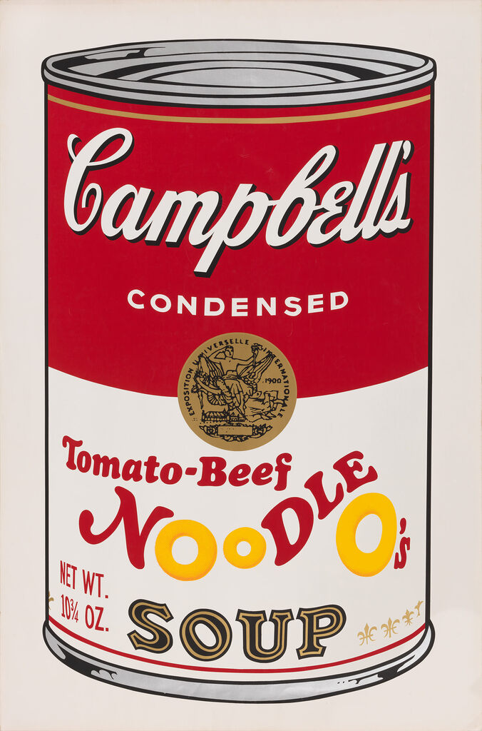 Andy Warhol - Tomato-Beef Noodle O's, from Campbell's Soup II (F. & S. 61)
