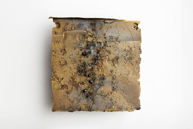 Shinji Turner-Yamamoto, ‘Pentimenti: Strata #20’, 2018, Sculpture, Sand-cast brass with iron slag spherules, Sapar Contemporary